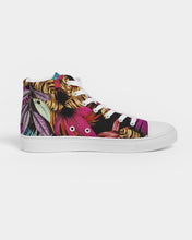 Load image into Gallery viewer, SMF Masculine Foliage Feather Hightop Canvas Shoe