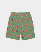 Load image into Gallery viewer, Watermelon Masculine Youth Swim Trunk