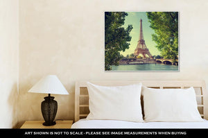 Gallery Wrapped Canvas, Eiffel Tower Paris France