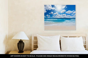 Gallery Wrapped Canvas, Gorgeous Beach Landscape