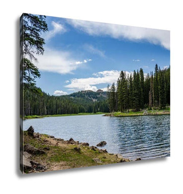 Gallery Wrapped Canvas, Colorado Mountain Lake