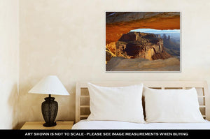 Gallery Wrapped Canvas, Mesarch In Canyonlands National Park Utah In Winter