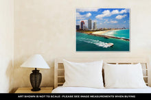 Load image into Gallery viewer, Gallery Wrapped Canvas, South Miami Beach Aerial View