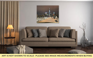 Gallery Wrapped Canvas, Freedom Tower New York City Skyline From New Jersey