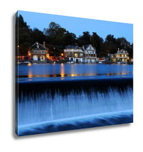 Load image into Gallery viewer, Gallery Wrapped Canvas, Philadelphia Boathouse Row At Twilight