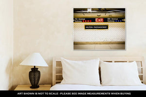 Gallery Wrapped Canvas, Penn Station Subway Nyc