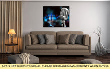 Load image into Gallery viewer, Gallery Wrapped Canvas, Silver Microphone