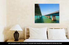 Load image into Gallery viewer, Gallery Wrapped Canvas, Bridges Going To Infinity Seven Mile Bridge In Key West Florida