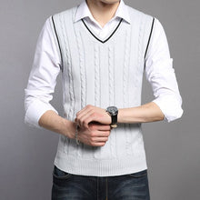 Load image into Gallery viewer, SMF Navigator V-Neck Argyle Vest