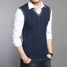 Load image into Gallery viewer, SMF Navigator V-Neck Argyle Vest