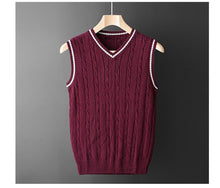 Load image into Gallery viewer, SMF Navigator V-Neck Argyle Vest