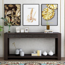 Load image into Gallery viewer, Jio Rustic Chic Console Table with Storage Drawers