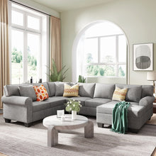 Load image into Gallery viewer, Classic Chesterfield 3pc Sectional Sofa