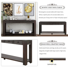 Load image into Gallery viewer, Jio Rustic Chic Console Table with Storage Drawers