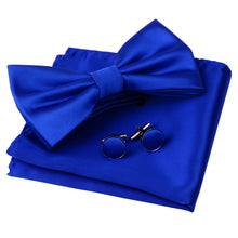 Load image into Gallery viewer, SM Fashion 3pc Pre-tied Bowtie Set